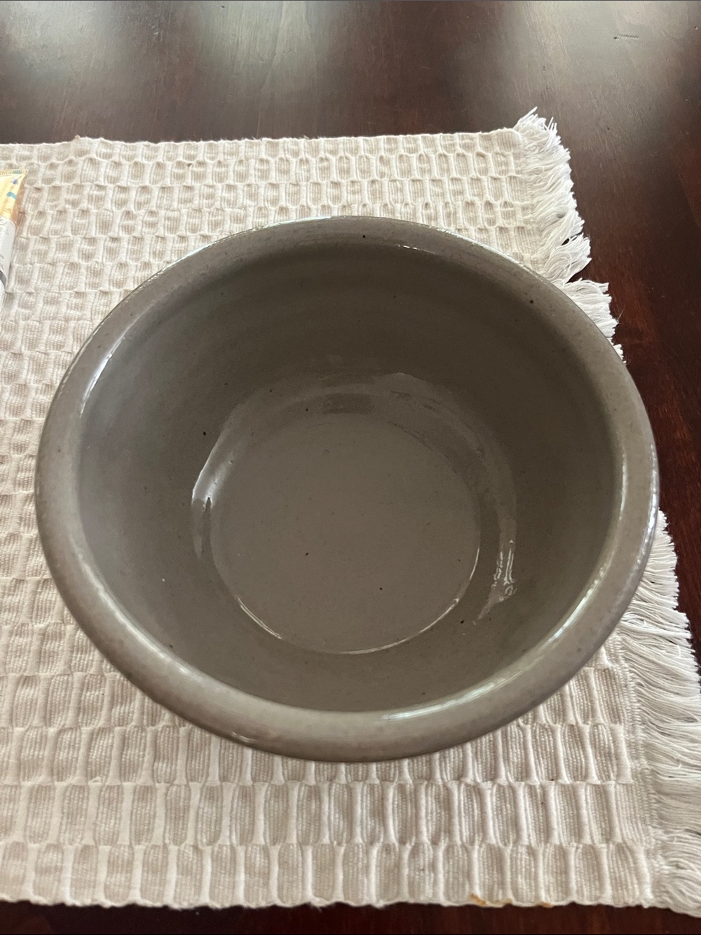 Hummelstown Green and Gray Stoneware Vase - Picture 3 of 6
